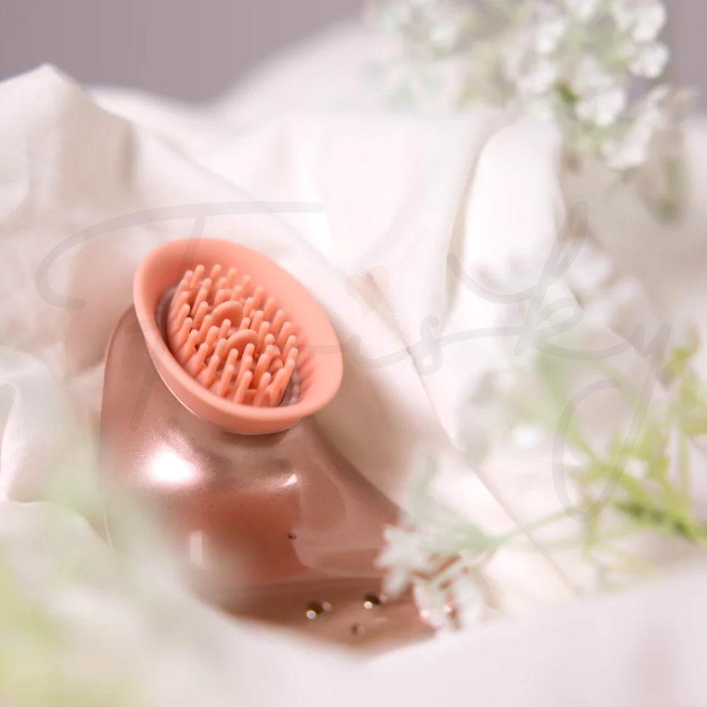 SHOTS - Twitch Handsfree Suction and Vibration Toy - Rose