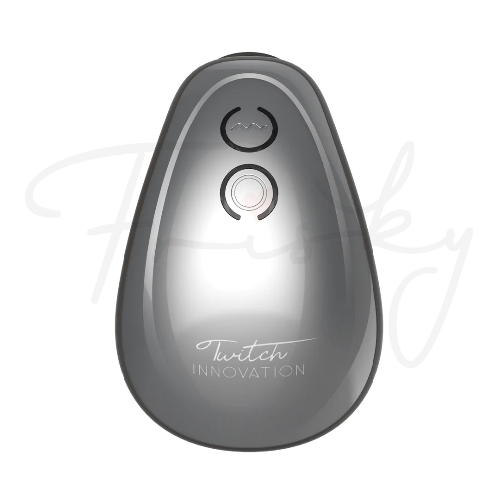 SHOTS - Twitch Handsfree Suction and Vibration Toy - Silver