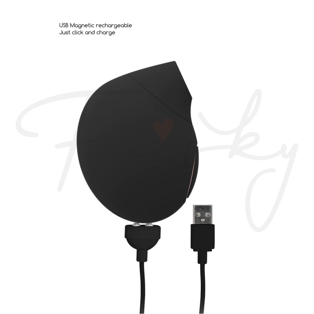 SHOTS - Seductive Air Pulse Vibrator - Black