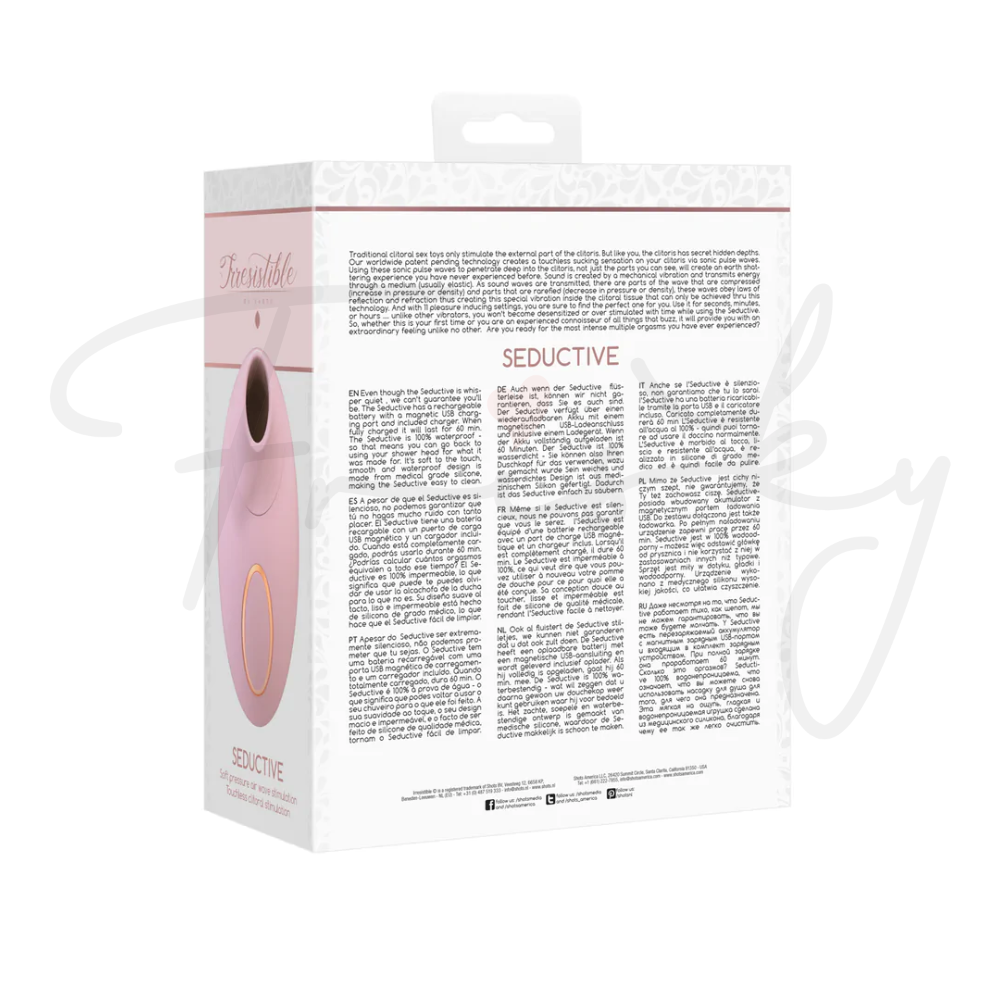 SHOTS - Seductive Air Pulse Vibrator - Pink