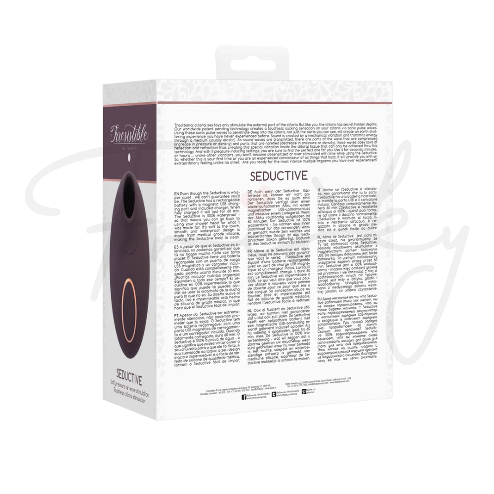 SHOTS - Seductive Air Pulse Vibrator - Purple