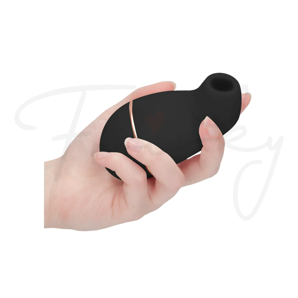 SHOTS - Kissable Sucking Vibrator - Black