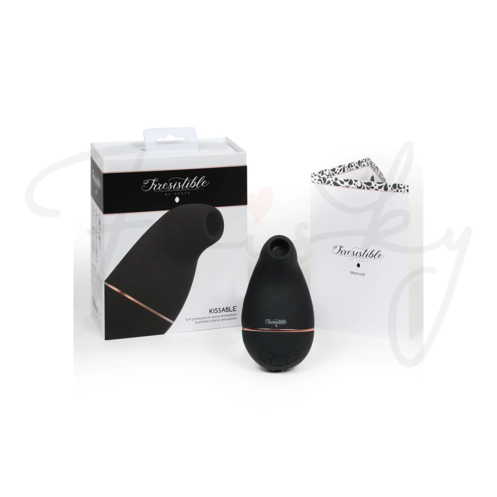 SHOTS - Kissable Sucking Vibrator - Black