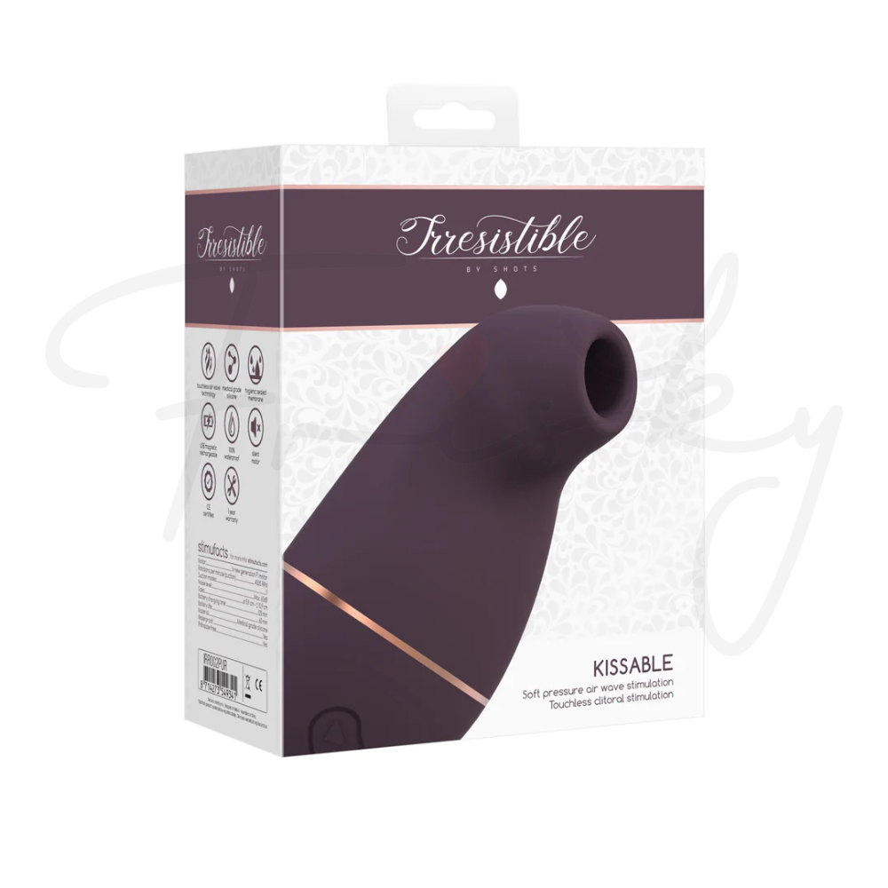 SHOTS - Kissable Sucking Vibrator - Purple