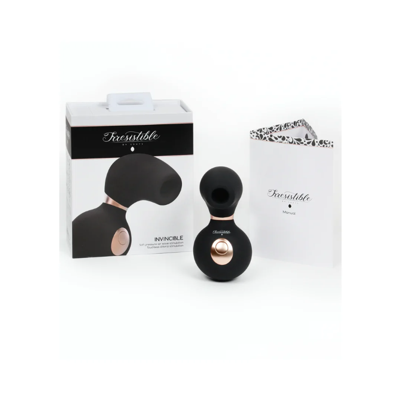 SHOTS - Invincible  Air Pulse Vibrator - Black