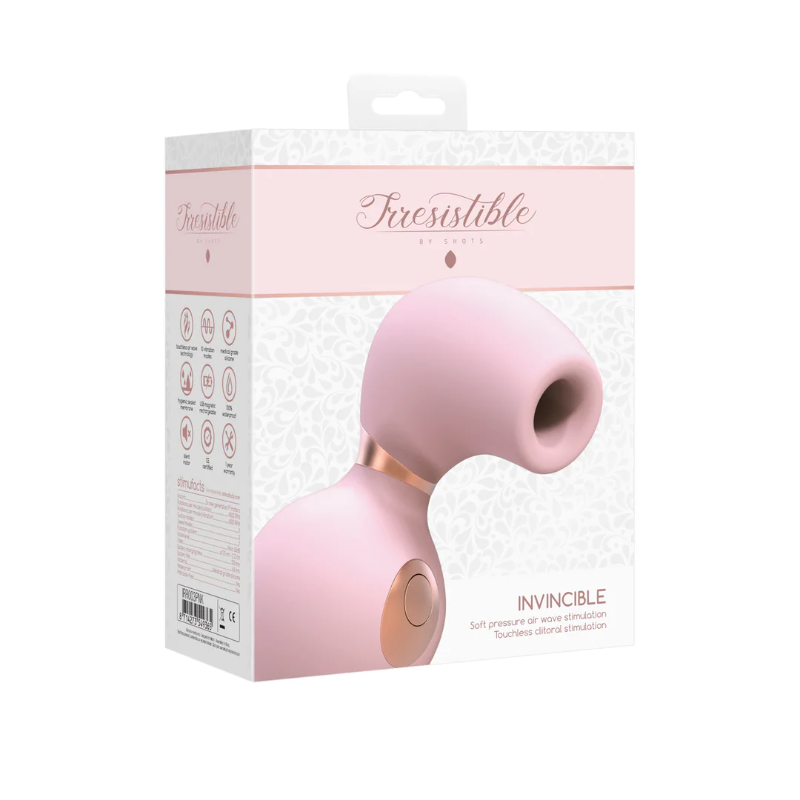 SHOTS - Invincible  Air Pulse Vibrator - Pink