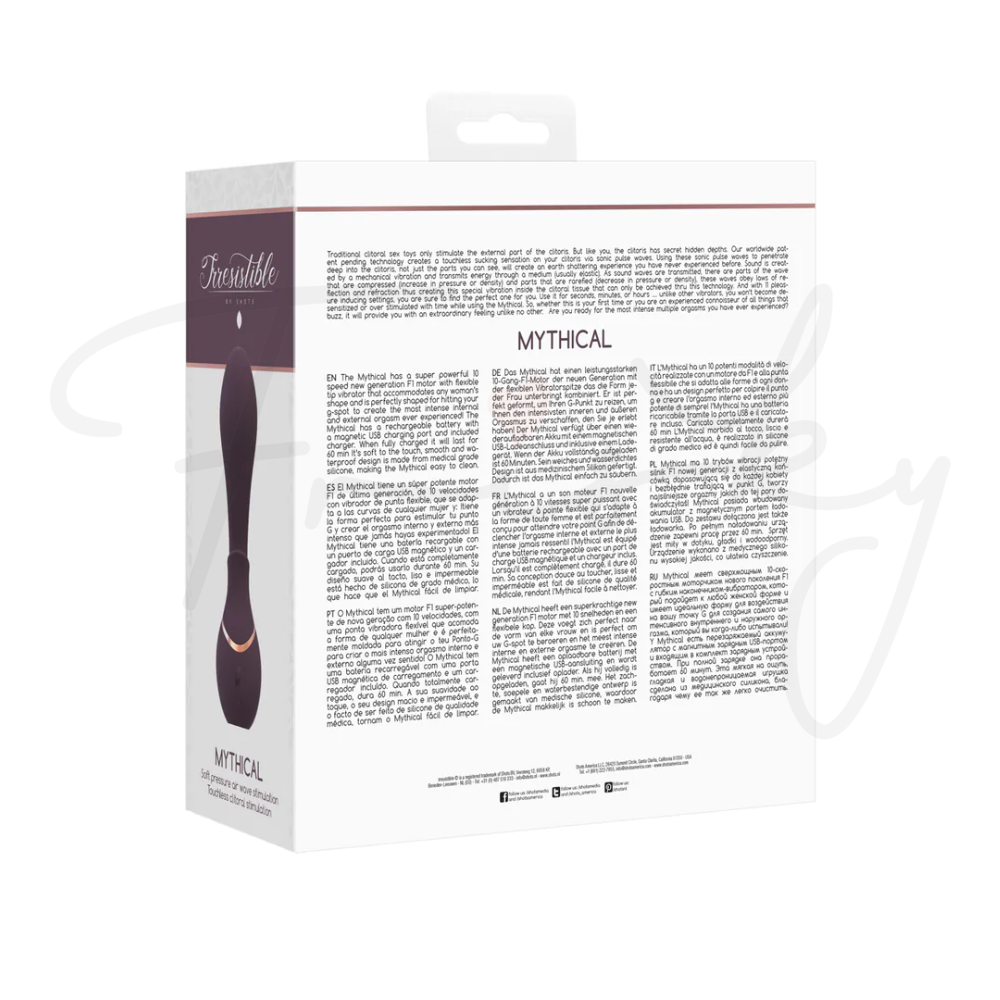 SHOTS - Mythical Air Pulse Vibrator - Purple