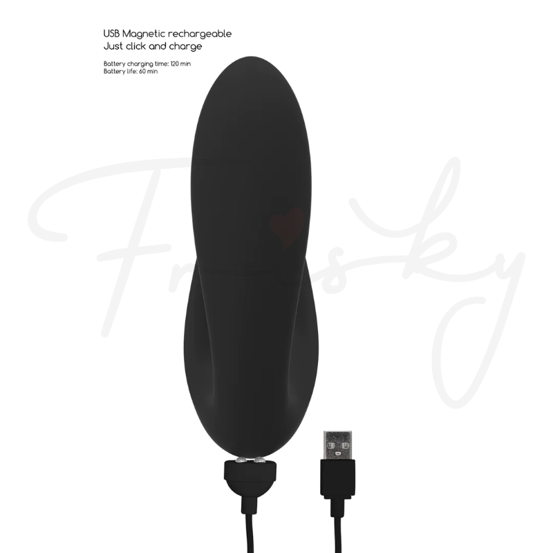 SHOTS - Desirable Bendable Air Pulse Vibrator - Black