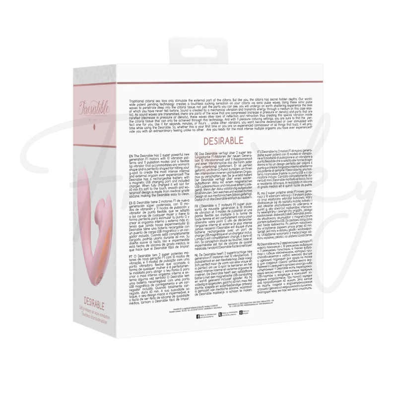 SHOTS - Desirable Bendable Air Pulse Vibrator - Pink