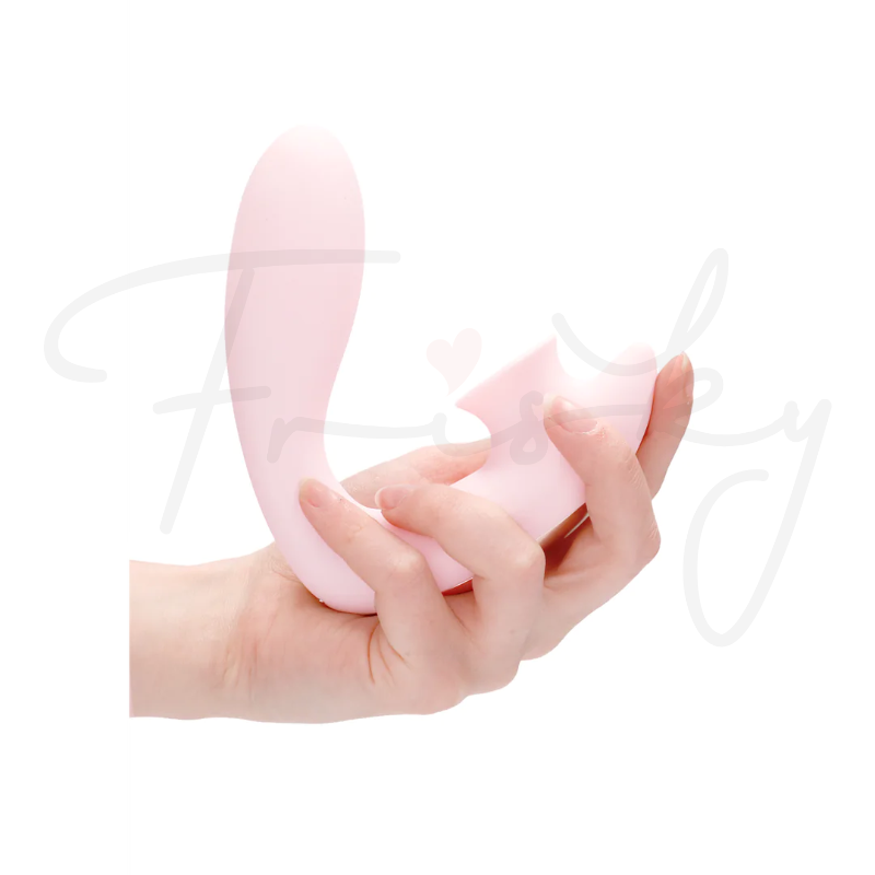SHOTS - Desirable Bendable Air Pulse Vibrator - Pink