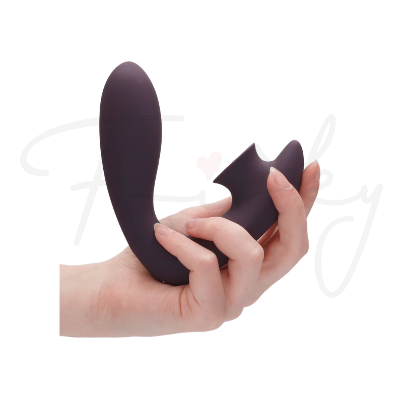 SHOTS - Desirable Bendable Air Pulse Vibrator - Purple