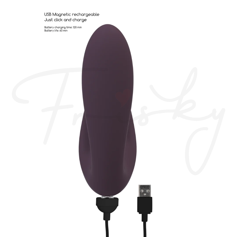 SHOTS - Desirable Bendable Air Pulse Vibrator - Purple