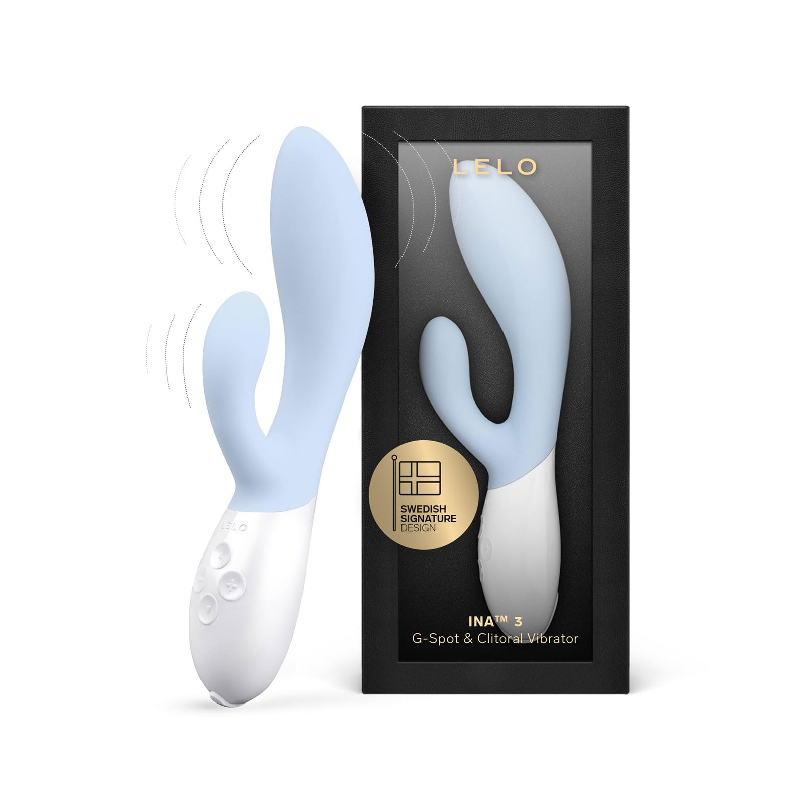 Lelo - Ina™ 3 - Rabbit Vibrator - Seafoam