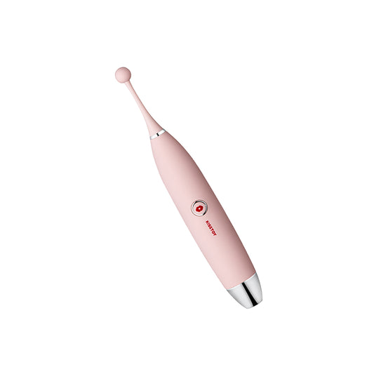 A sleek, rose-gold Kisstoy C-King wand, elegantly designed for powerful personal pleasure.