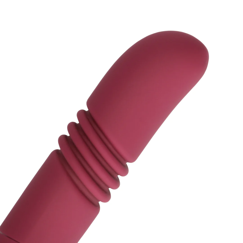 SHOTS - Double-Sided Thrusting Vibrator - Merlot Grape