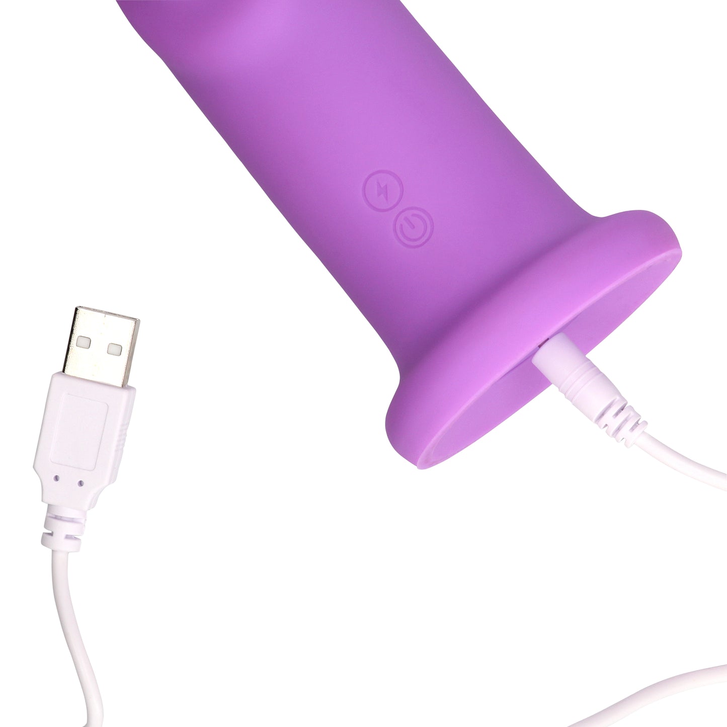 SHOTS Ouch! Ultra Soft Silicone Rotating G-Spot Vibrator - Lavender Spectacle