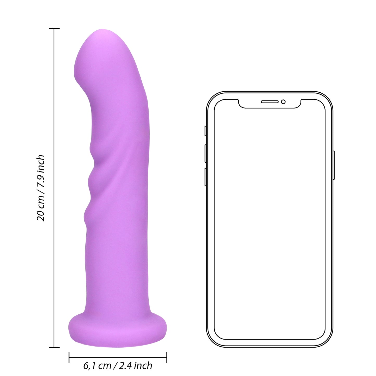SHOTS Ouch! Ultra Soft Silicone Rotating G-Spot Vibrator - Lavender Spectacle
