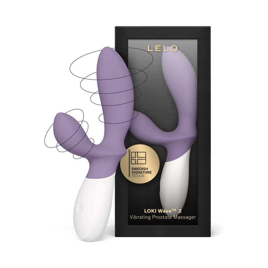 LELO - Loki Wave 2 Vibrating Prostate Massager - Violet Dusk