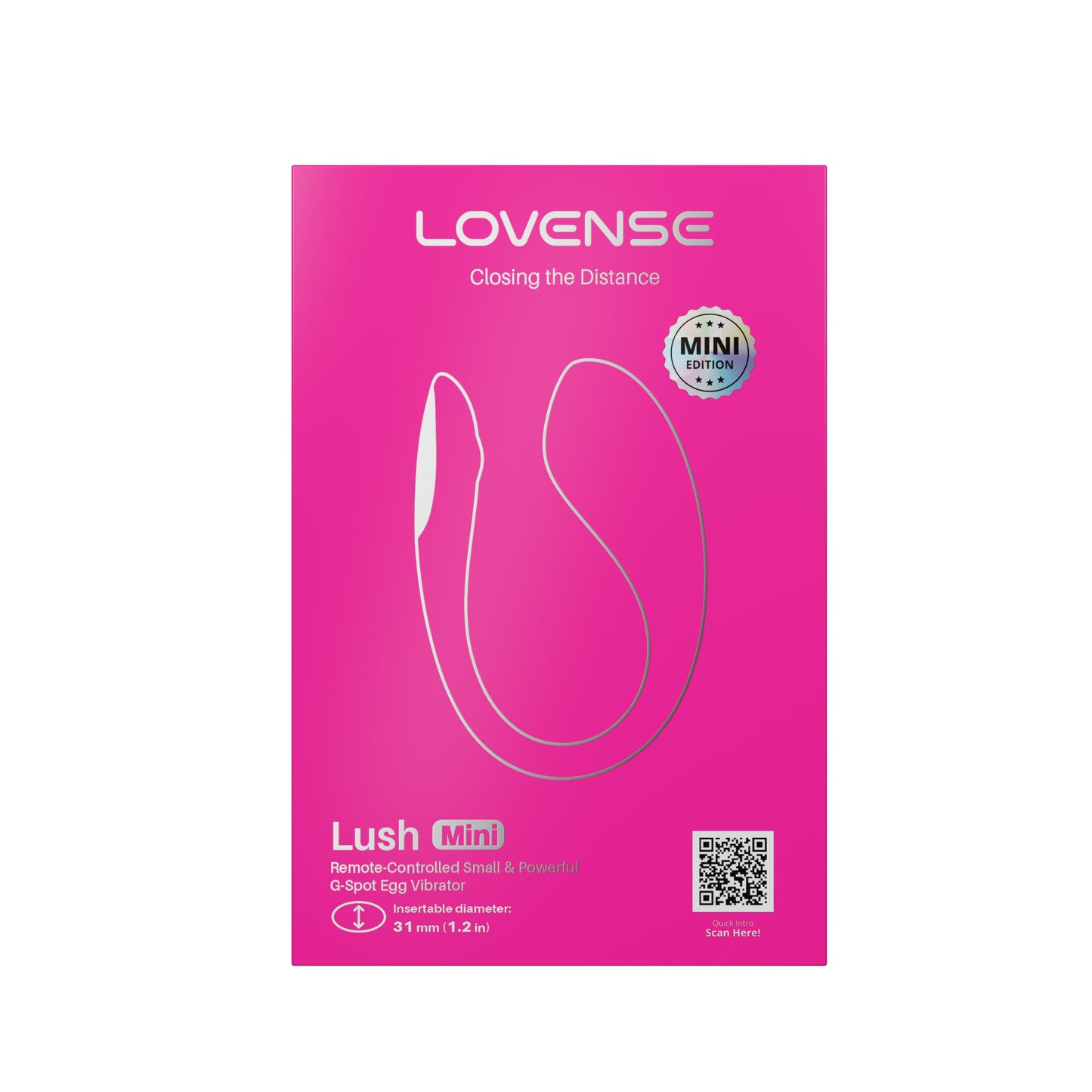 Lovense - Lush Mini App-Controlled Wearable Egg Vibrator