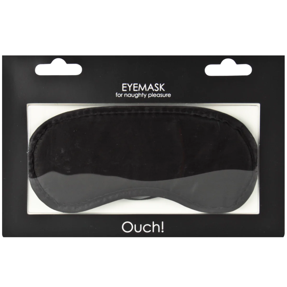 SHOTS Ouch! Soft Eye Mask - Black