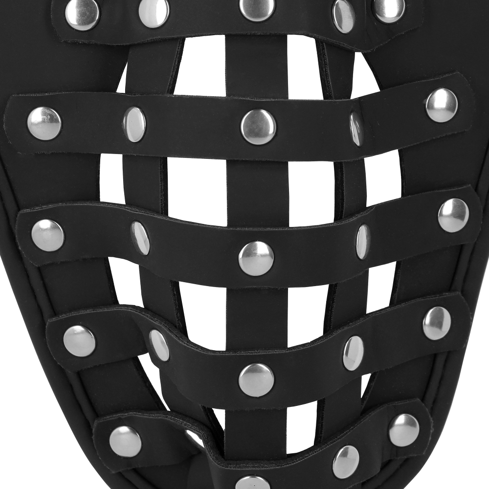 SHOTS Ouch! PU Leather Chastity Jock