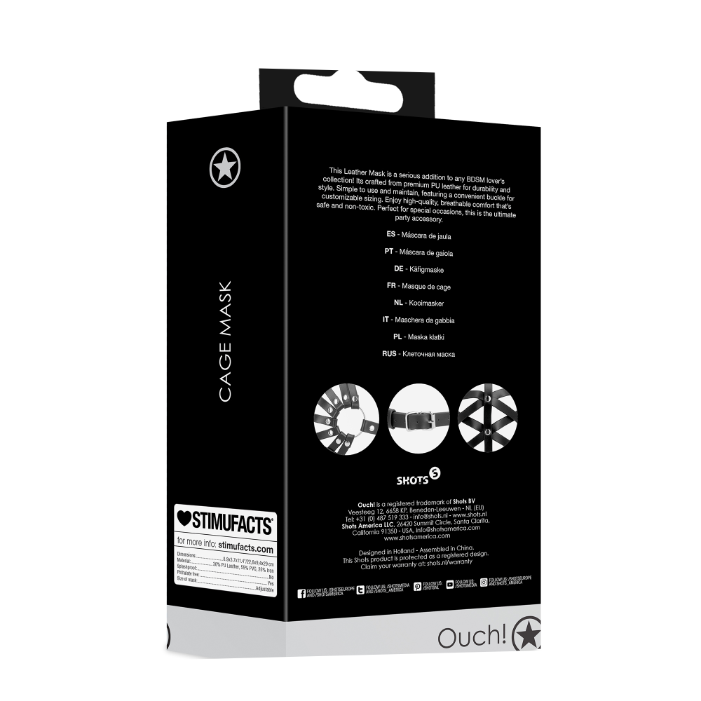 SHOTS Ouch! Cage Mask