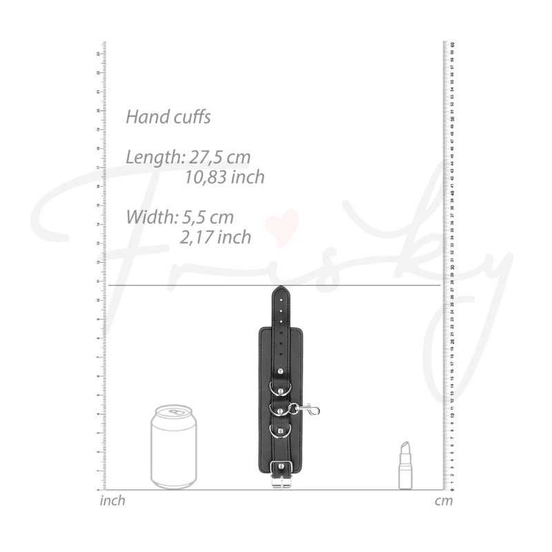 SHOTS Ouch! - Bonded Leather Hogtie with Hand and Ankle Cuffs