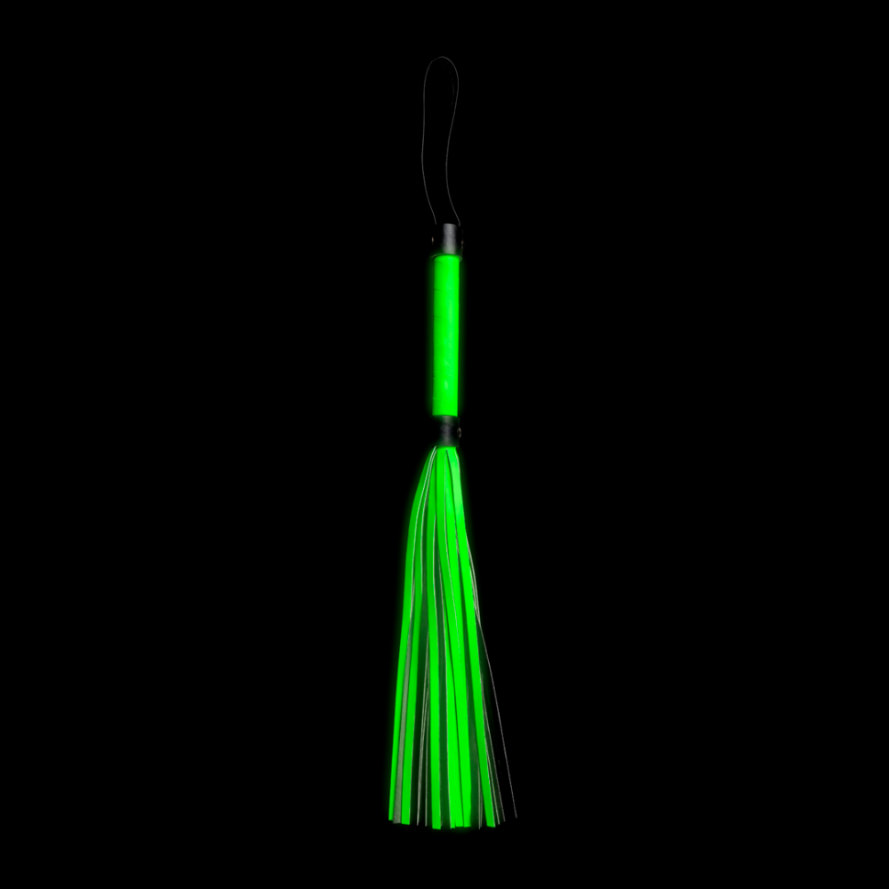 SHOTS Ouch! Flogger - Glow in The Dark