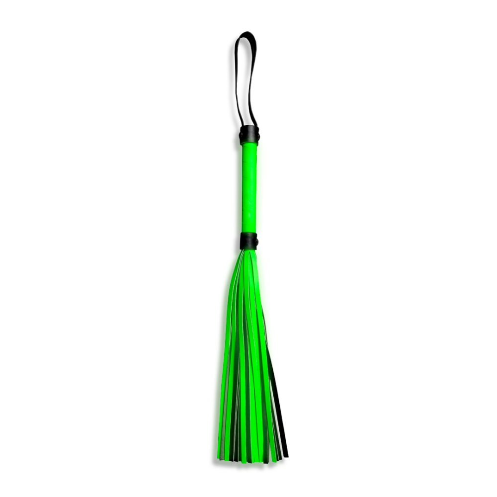 SHOTS Ouch! Flogger - Glow in The Dark