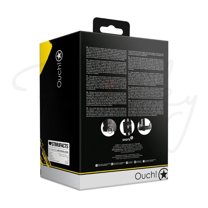 SHOTS Ouch! Belt with Vibrator Holder