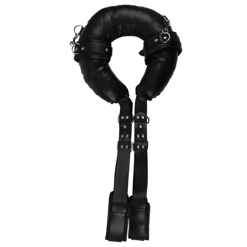 SHOTS Ouch! Padded Thigh Sling with Hand Cuffs