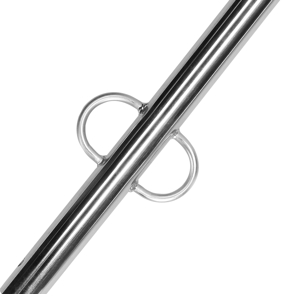 SHOTS Ouch! Spreader Bar with Multiple Hooks - Silver