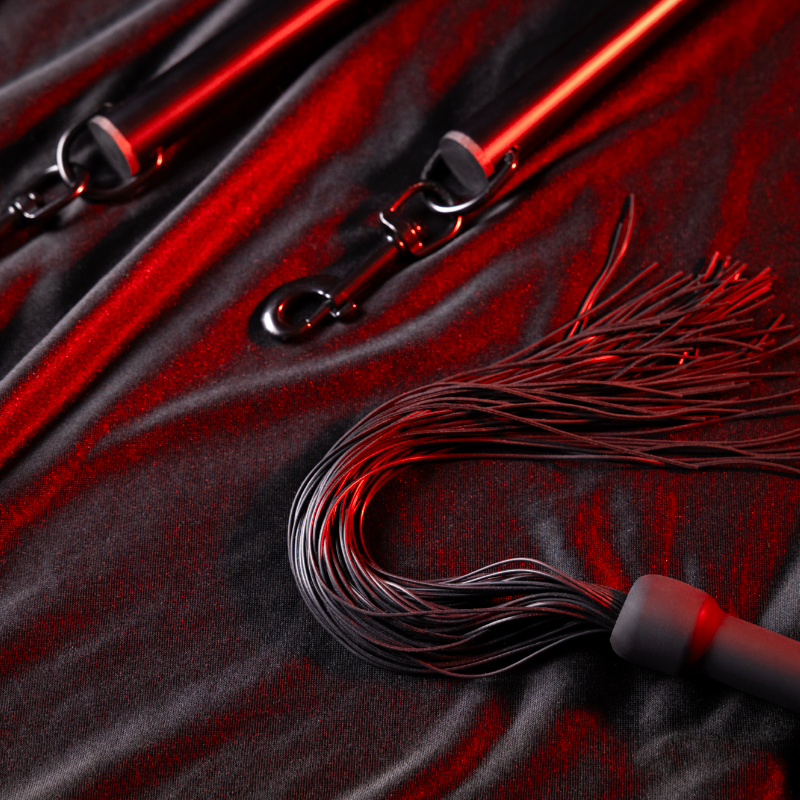 SHOTS Ouch! Adjustable Spreader Bar - Black