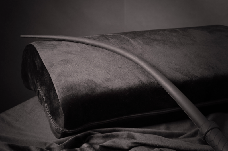 SHOTS Ouch! Silicone Tail Whip - Black