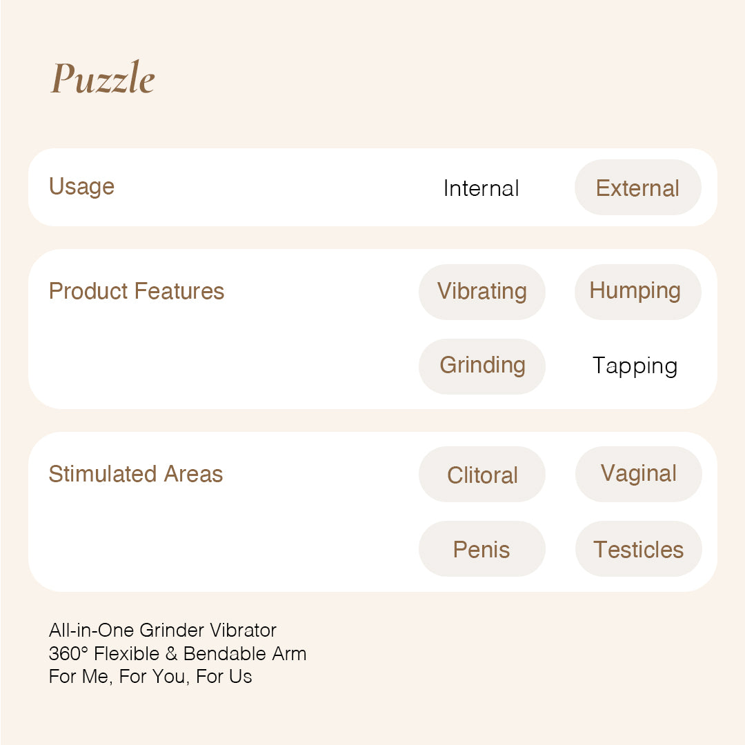 OSUGA Puzzle – Clitoral Vibrating Grinder Pad