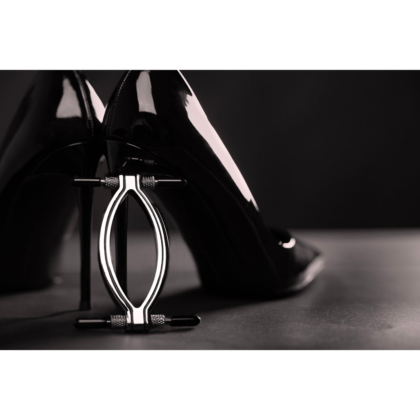 SHOTS Ouch! Adjustable Pussy Clamp - Silver