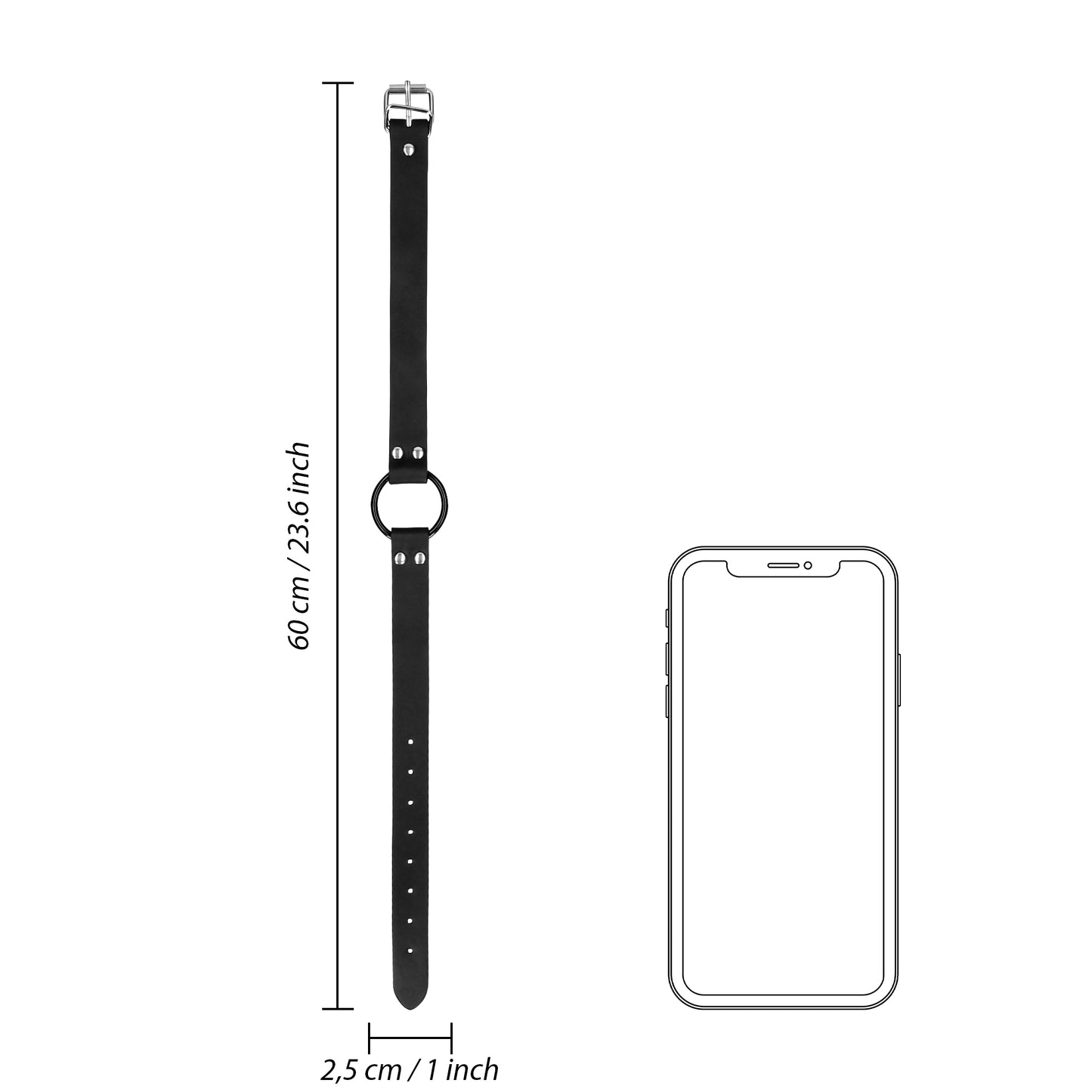 SHOTS Ouch! O-Ring Gag with Nipple Clamps - Black