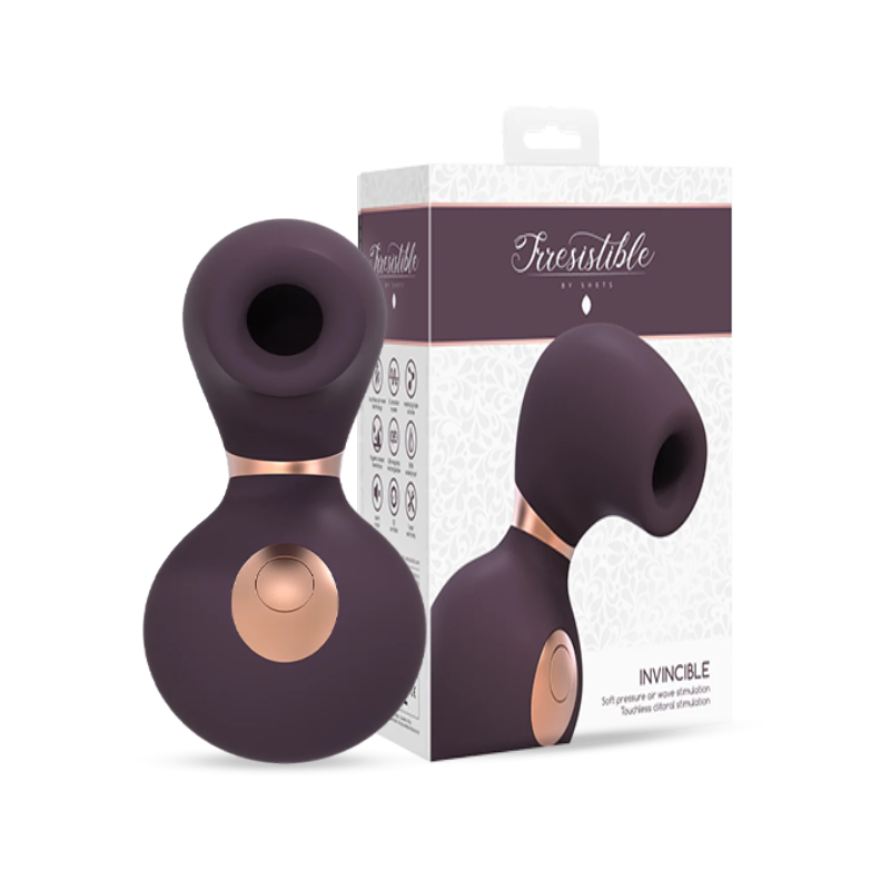 SHOTS - Invincible  Air Pulse Vibrator - Purple