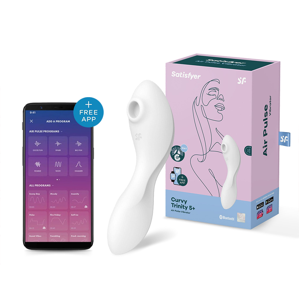 Satisfyer - Curvy Trinity 5+ - White