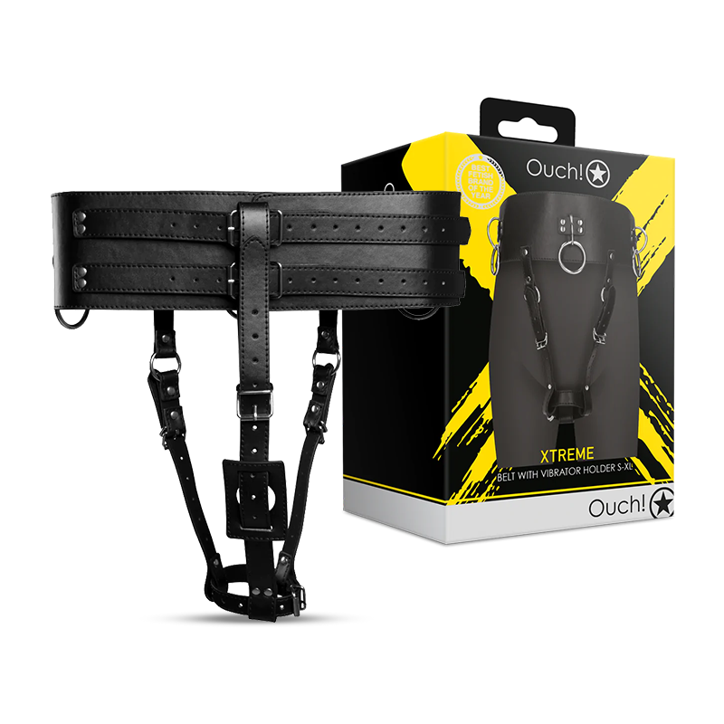 SHOTS Ouch! Belt with Vibrator Holder