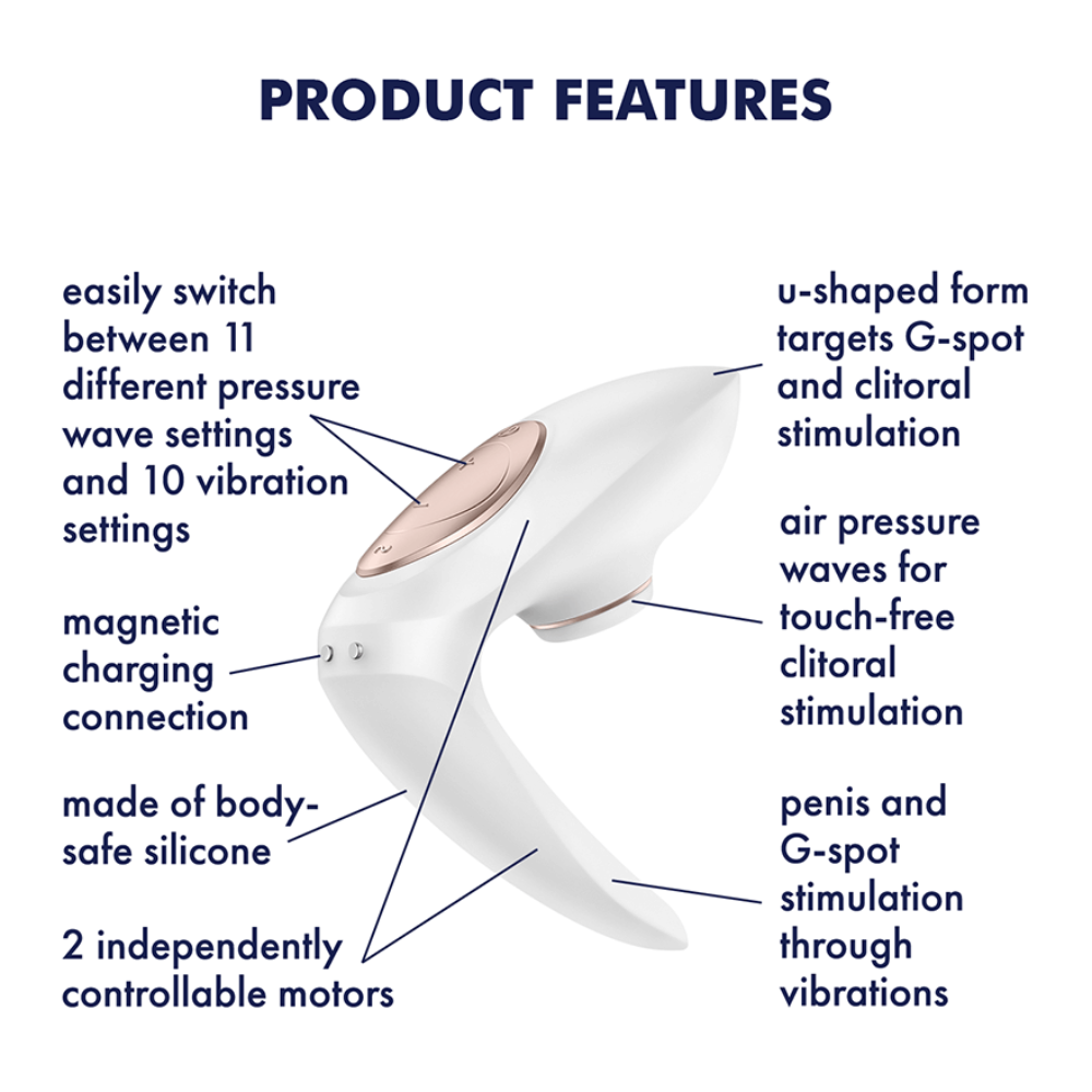 Satisfyer - Pro 4 Couples - Dual Stimulation for Shared Pleasure