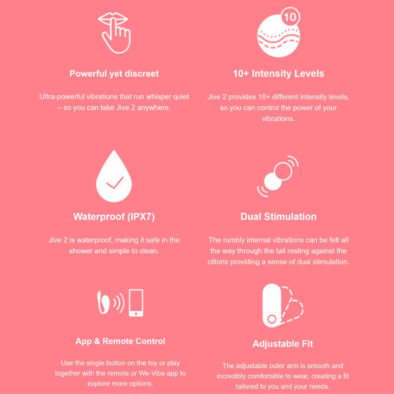 We-Vibe - Jive 2 Electric Pink