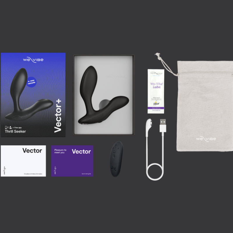 We-Vibe Vector+ - Charcoal Black