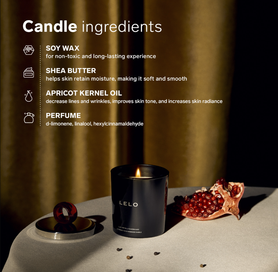 LELO - Flickering Touch Massage Candle - Vanilla & Crème De Cacao