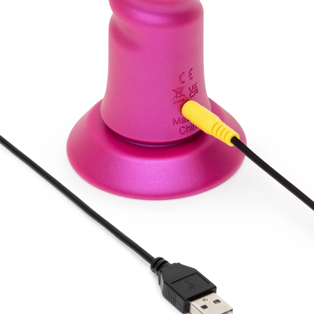USB charging cable connected to base for convenient rechargeable use