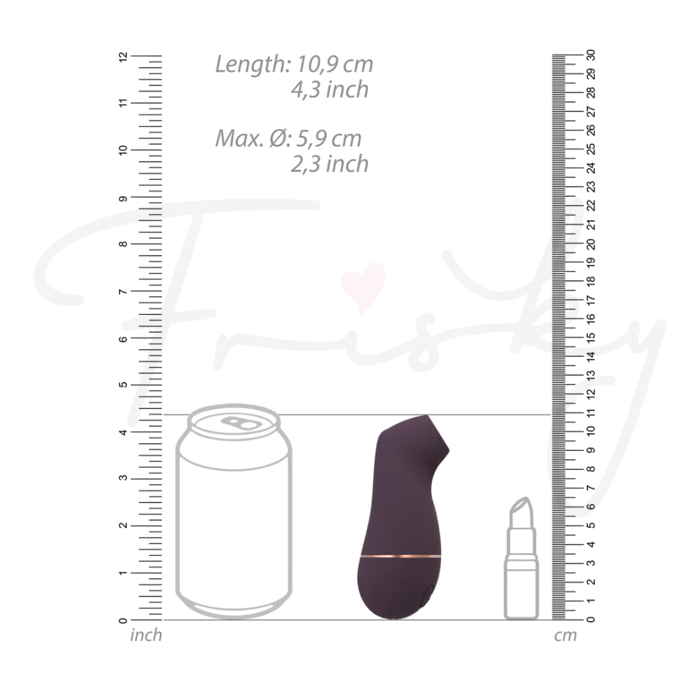 SHOTS - Kissable Sucking Vibrator - Purple