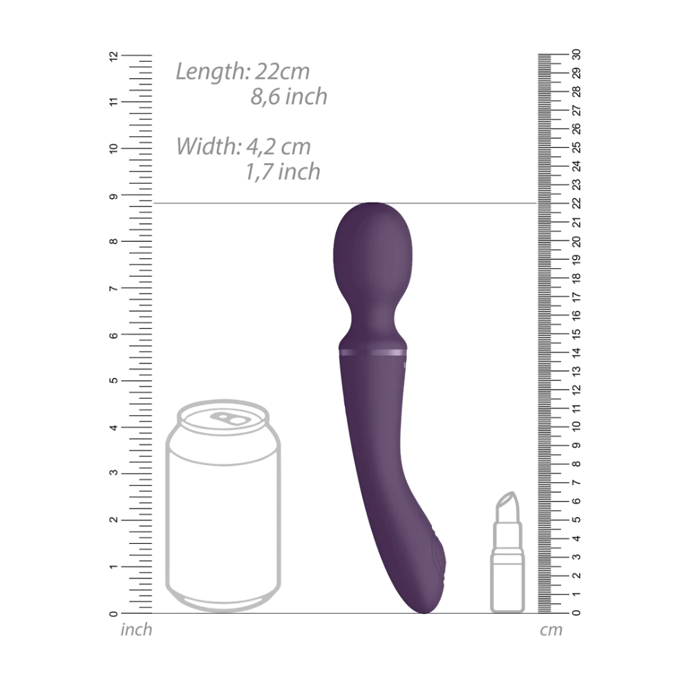 SHOTS - Enora Wand & Vibrator – Purple