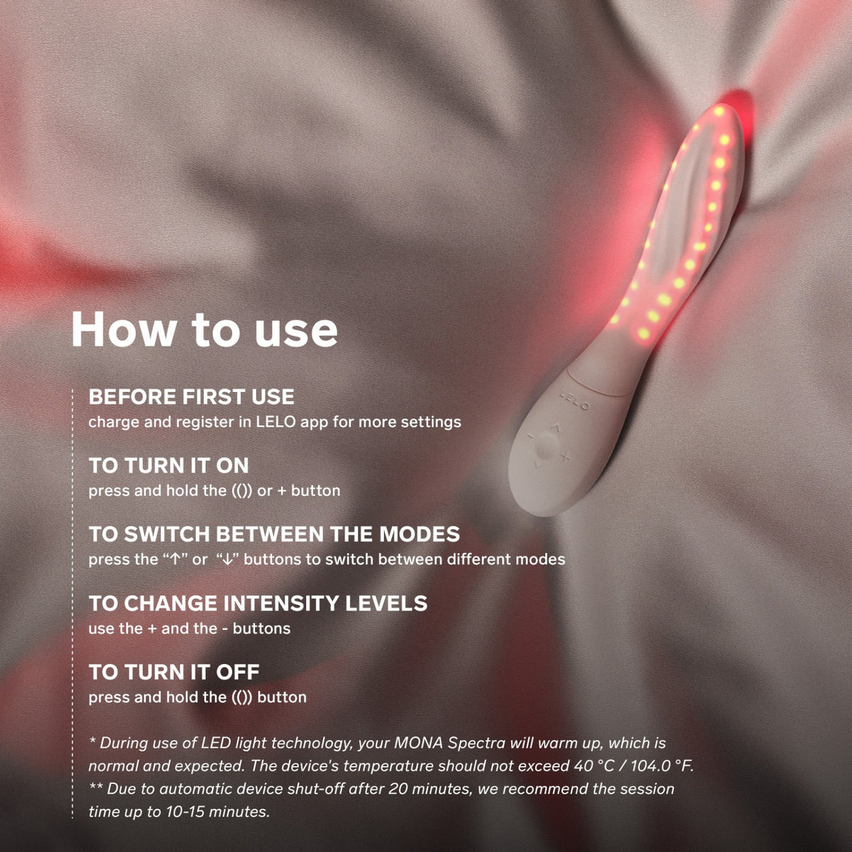 LELO MONA Spectra App-Controlled LED G-Spot Vibrator