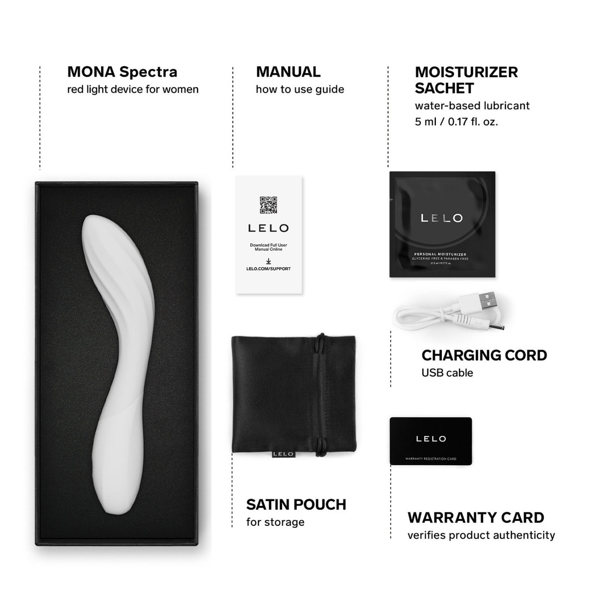 LELO MONA Spectra App-Controlled LED G-Spot Vibrator