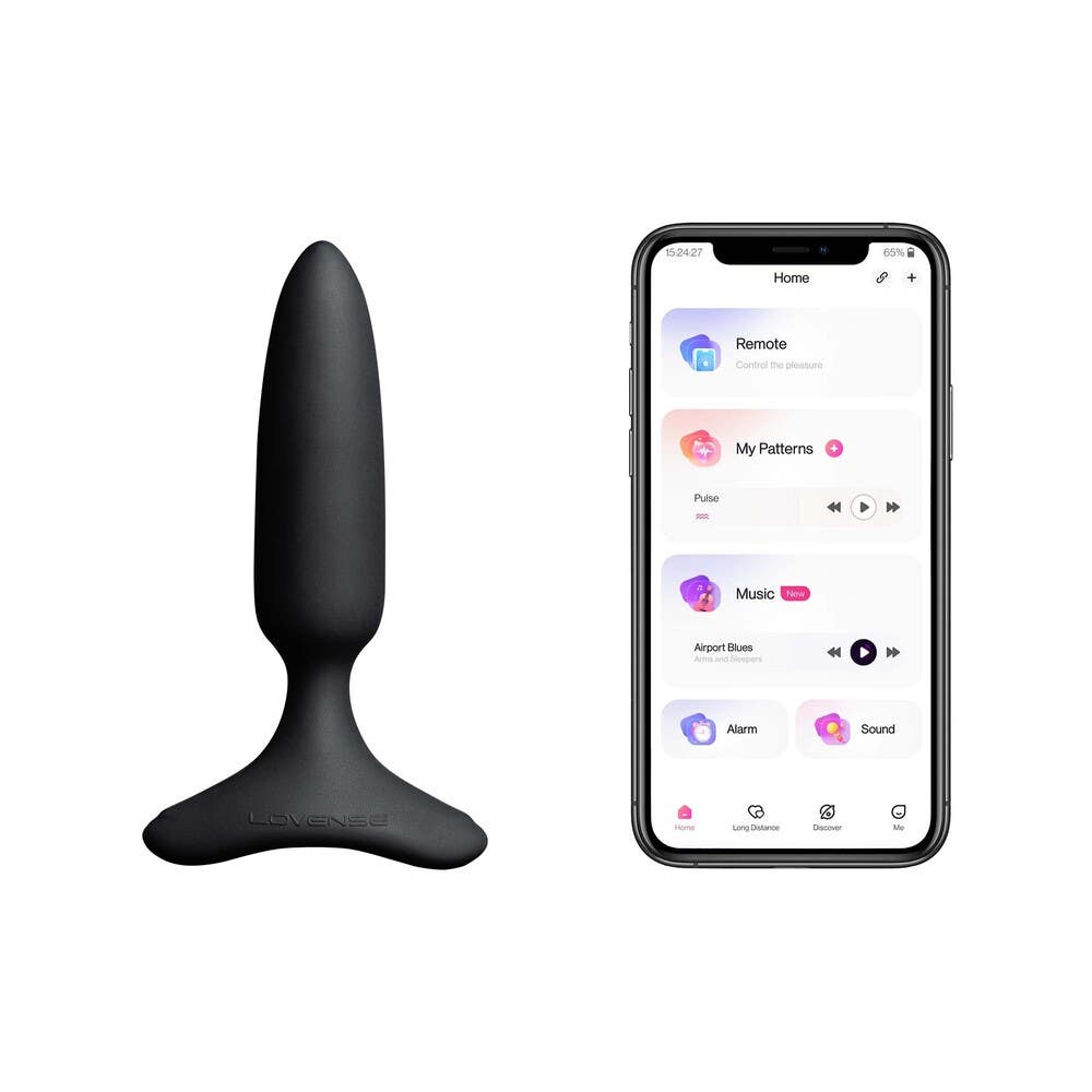 Lovense - Hush 2 (1 in) - Bluetooth Remote-Controlled Butt Plug